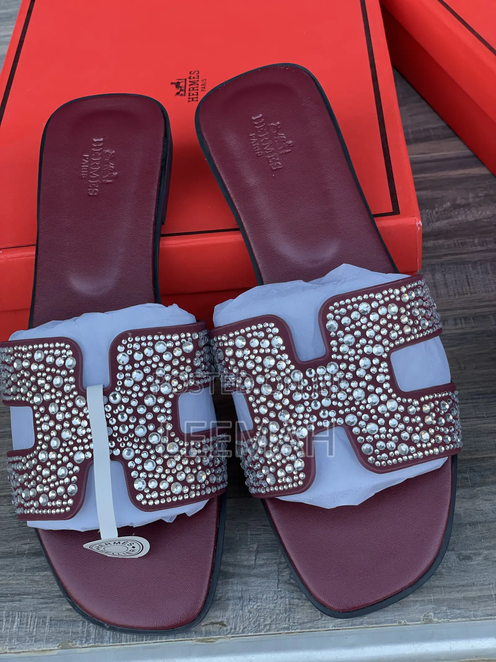 Hermes Slippers in Box