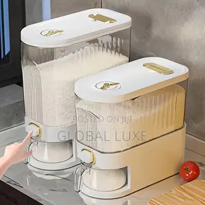 Rice Dispenser – Automatic Rice Storage Dispensing Container