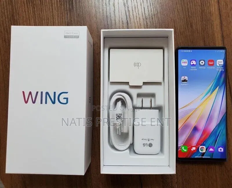 New LG Wing 5G 256 GB Black