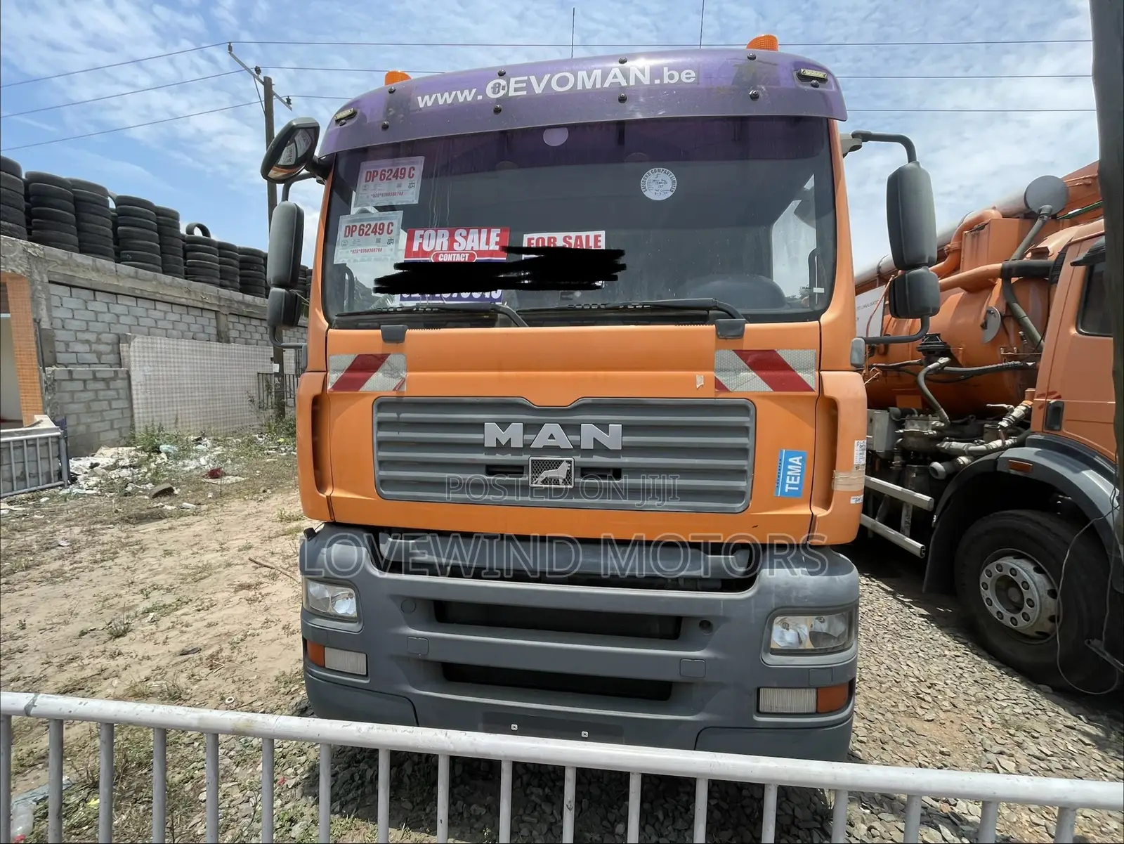 Man Diesel Tga 326 Waste Truck for Sale