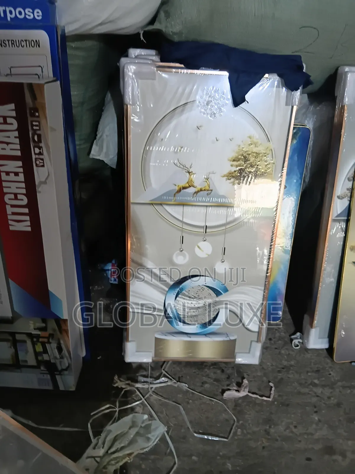 3D Decorative Pendulum Wall Clock – Modern Wall Decor