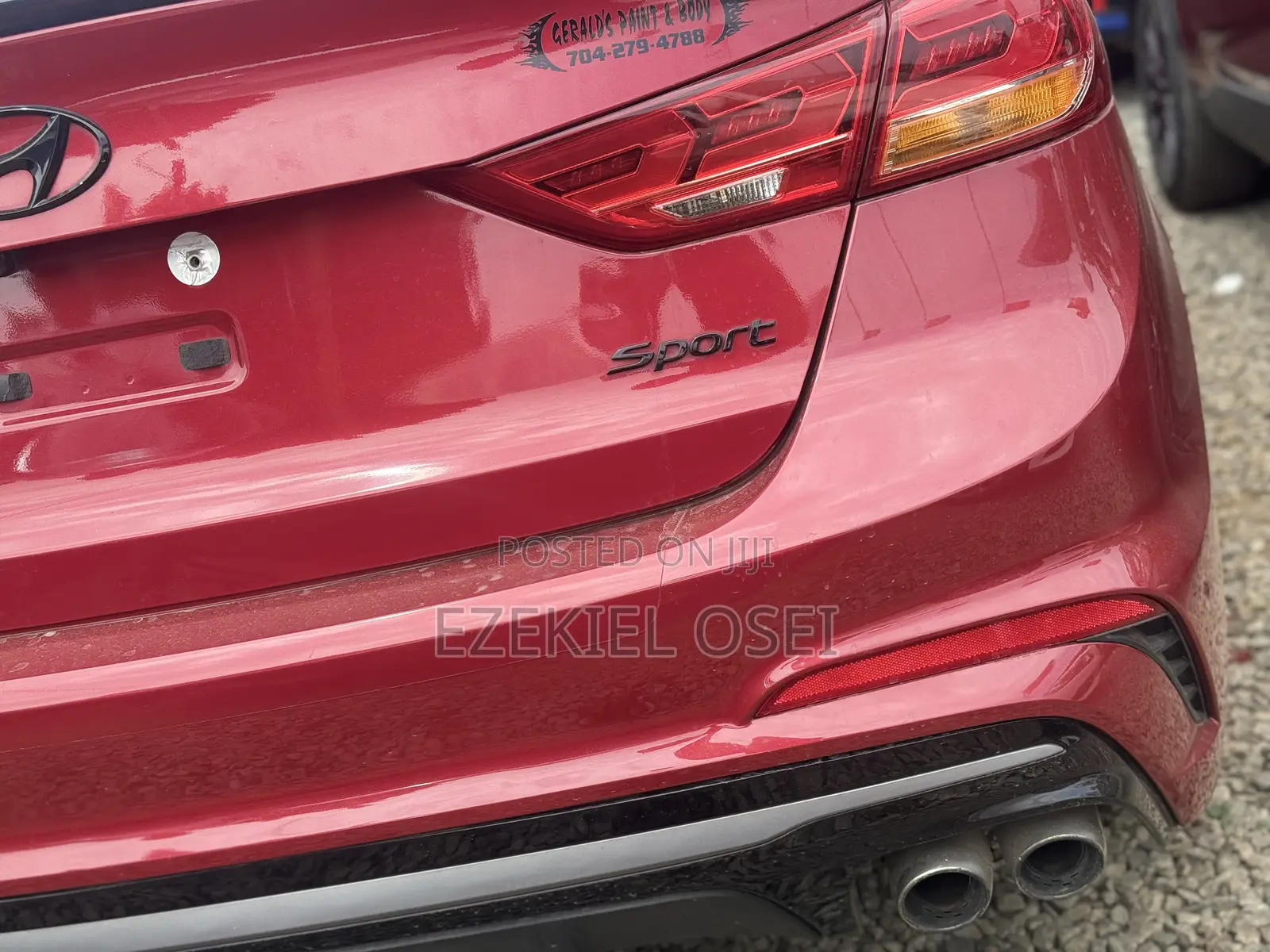 Hyundai Elantra Sport 2018 Red