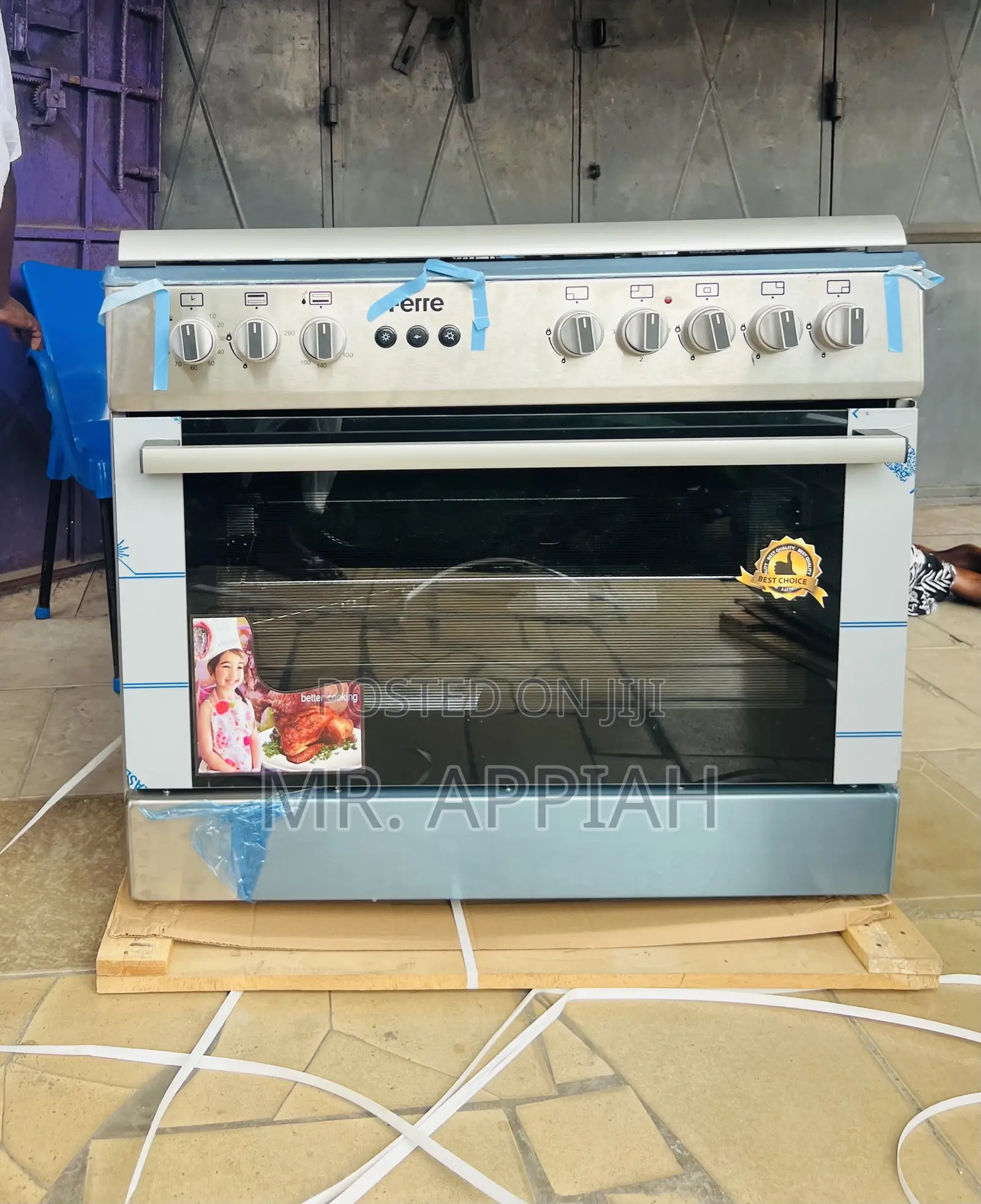 Effortless Cooking Ferre 4 Gas + 1 Electric Cooker(auto Rotisserie)