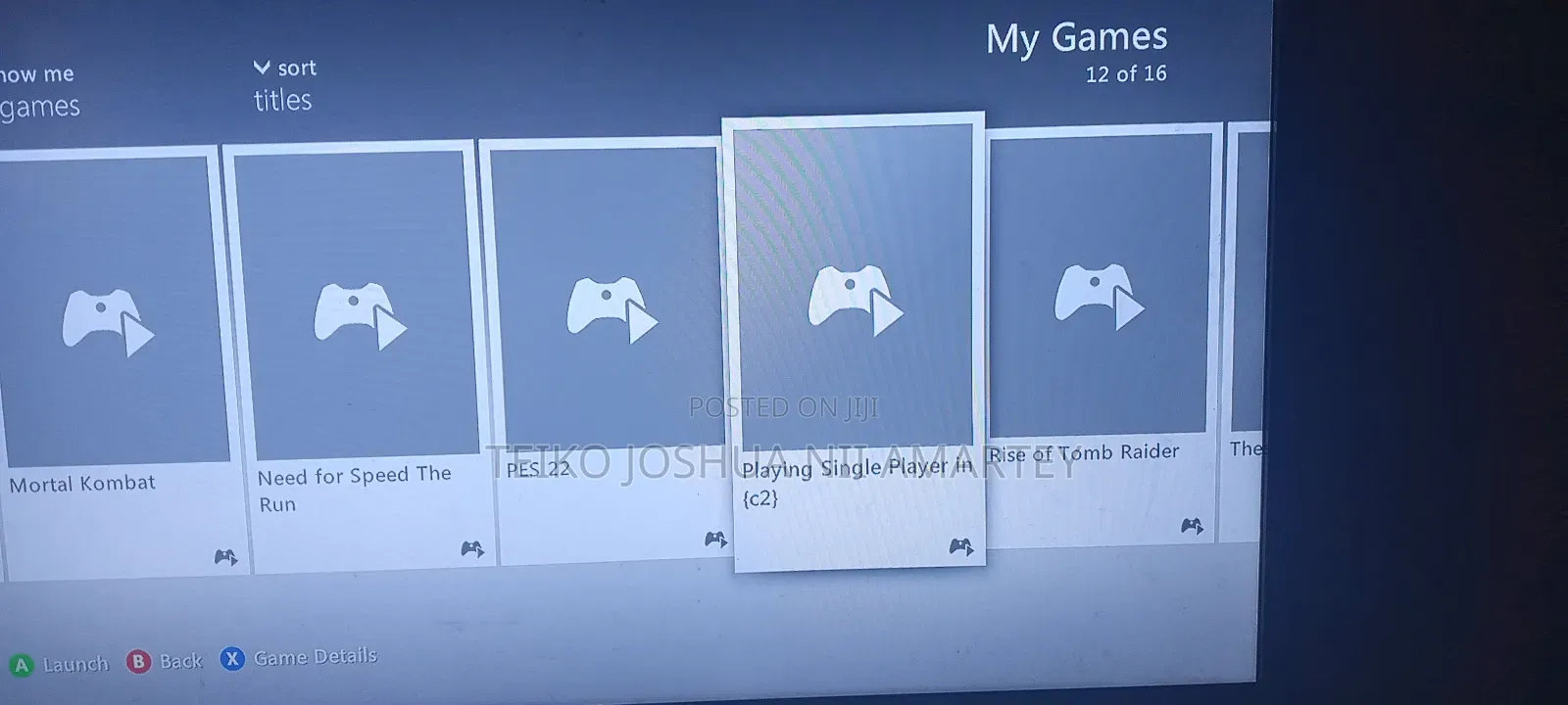 Console for Sale