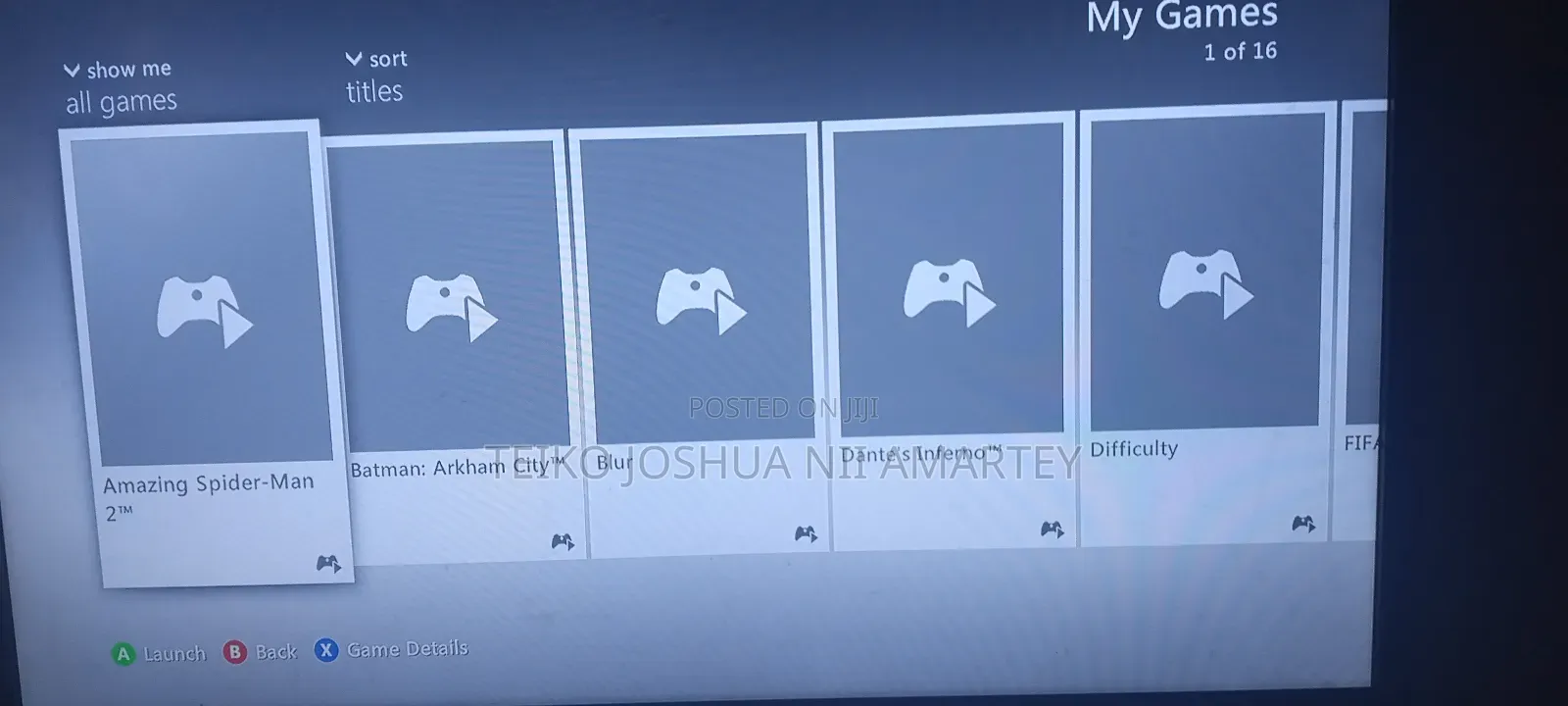 Console for Sale