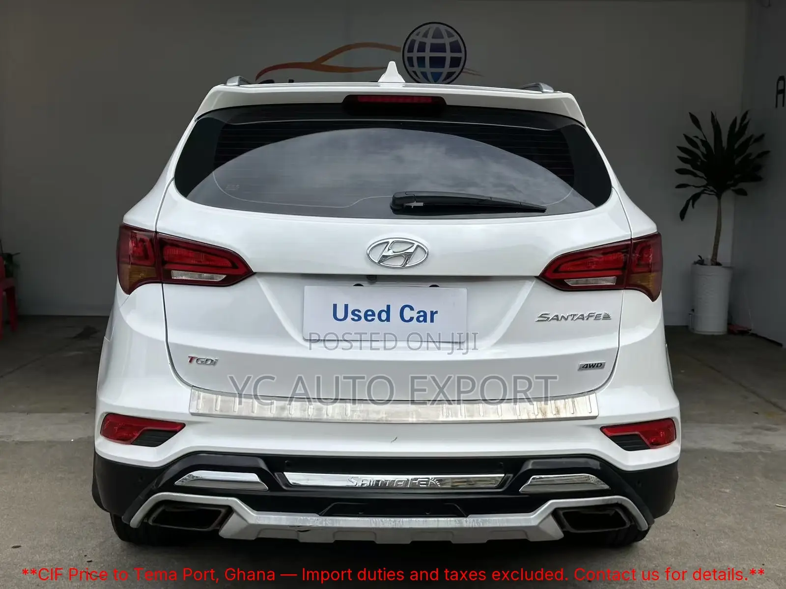 Hyundai Santa Fe Limited AWD 2017 White