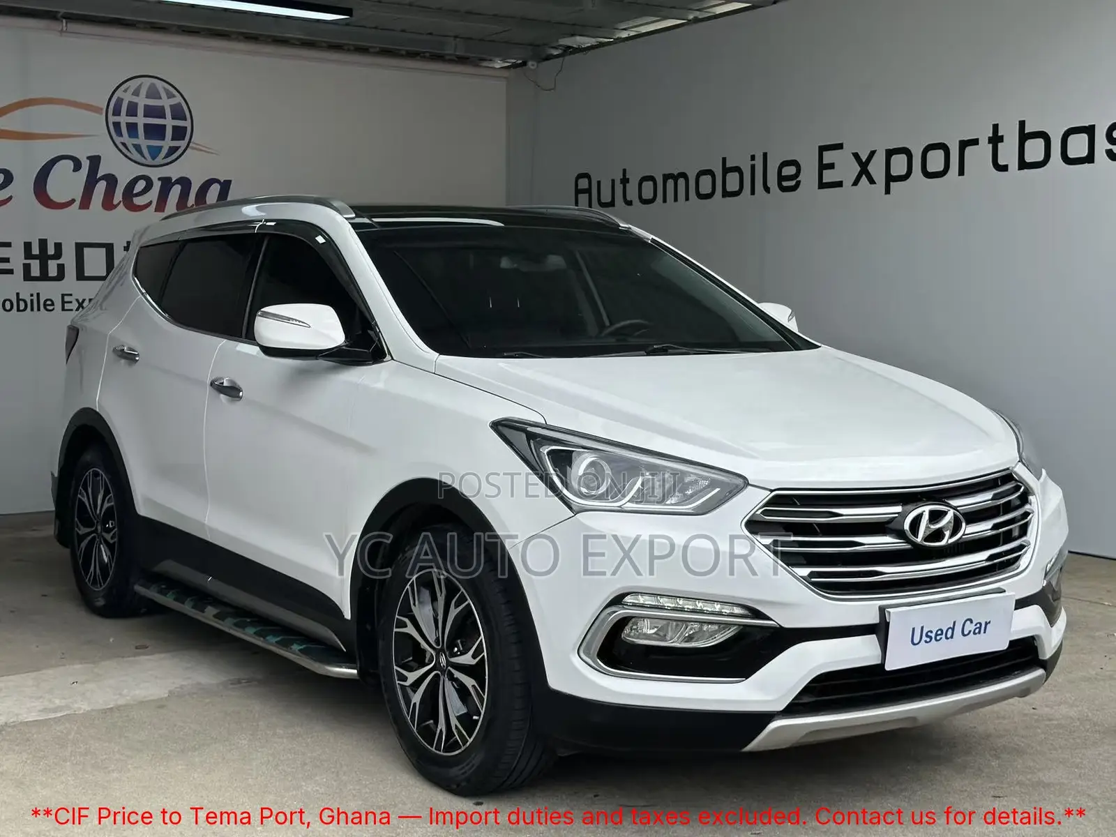 Hyundai Santa Fe Limited AWD 2017 White
