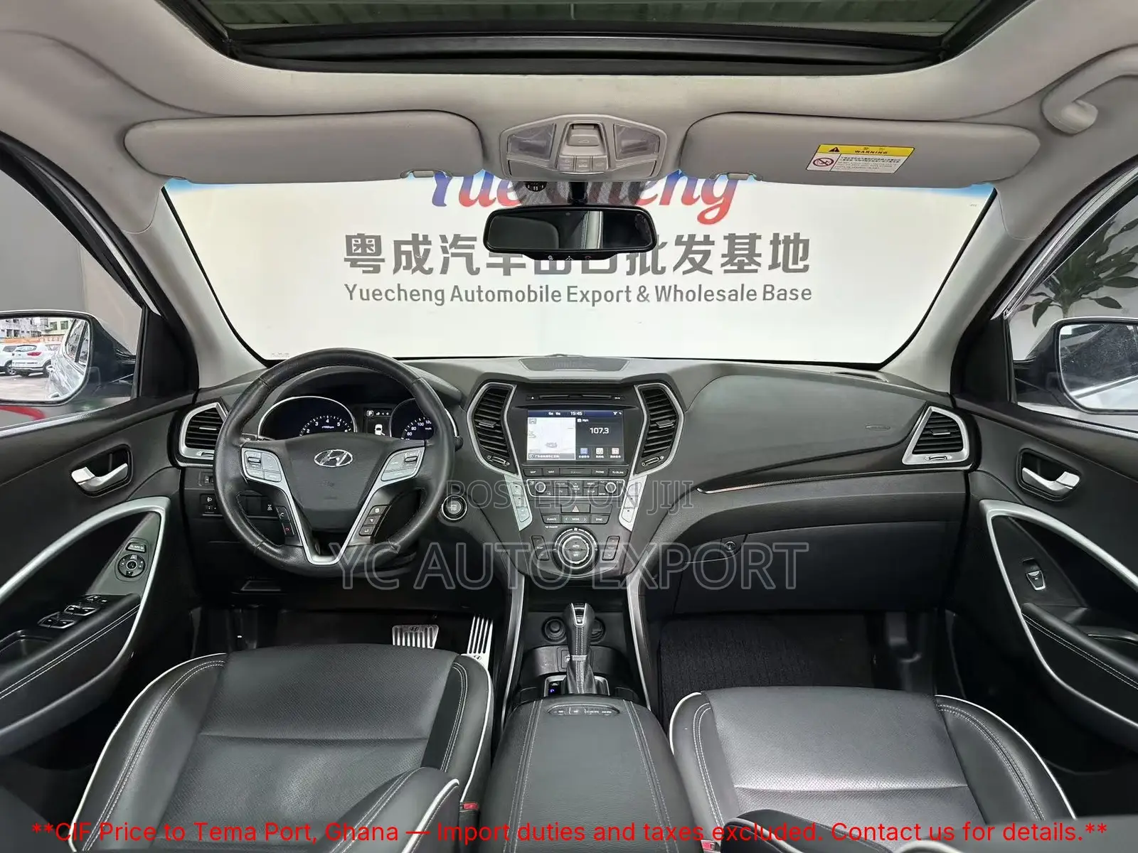 Hyundai Santa Fe Limited AWD 2017 White