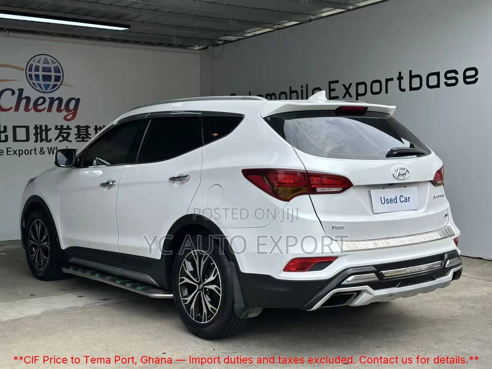 Hyundai Santa Fe Limited AWD 2017 White