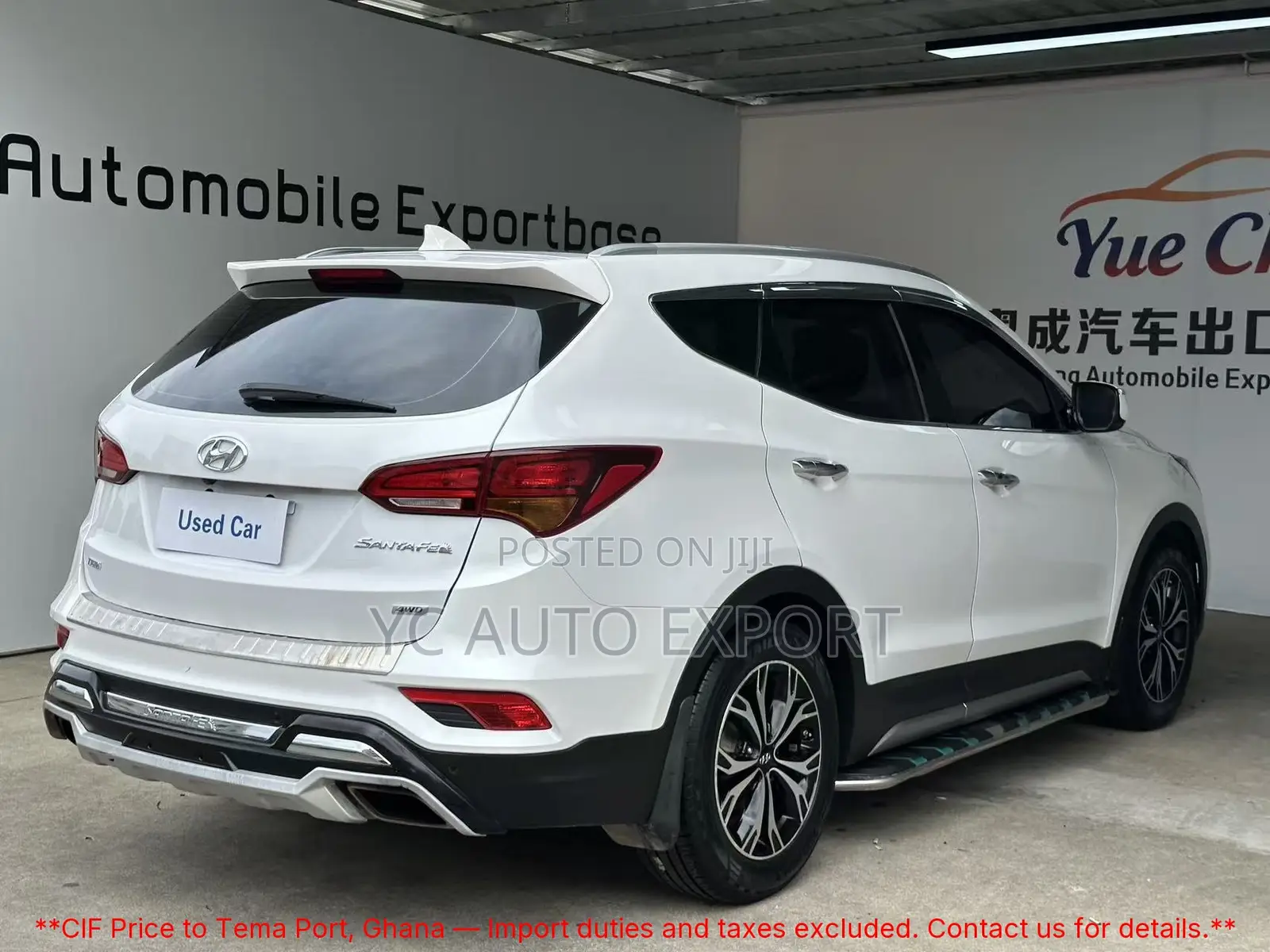 Hyundai Santa Fe Limited AWD 2017 White