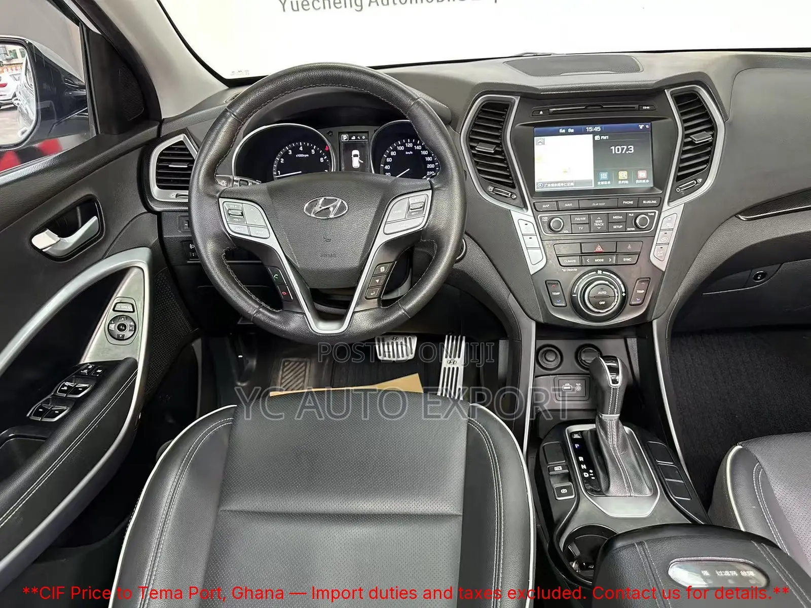 Hyundai Santa Fe Limited AWD 2017 White