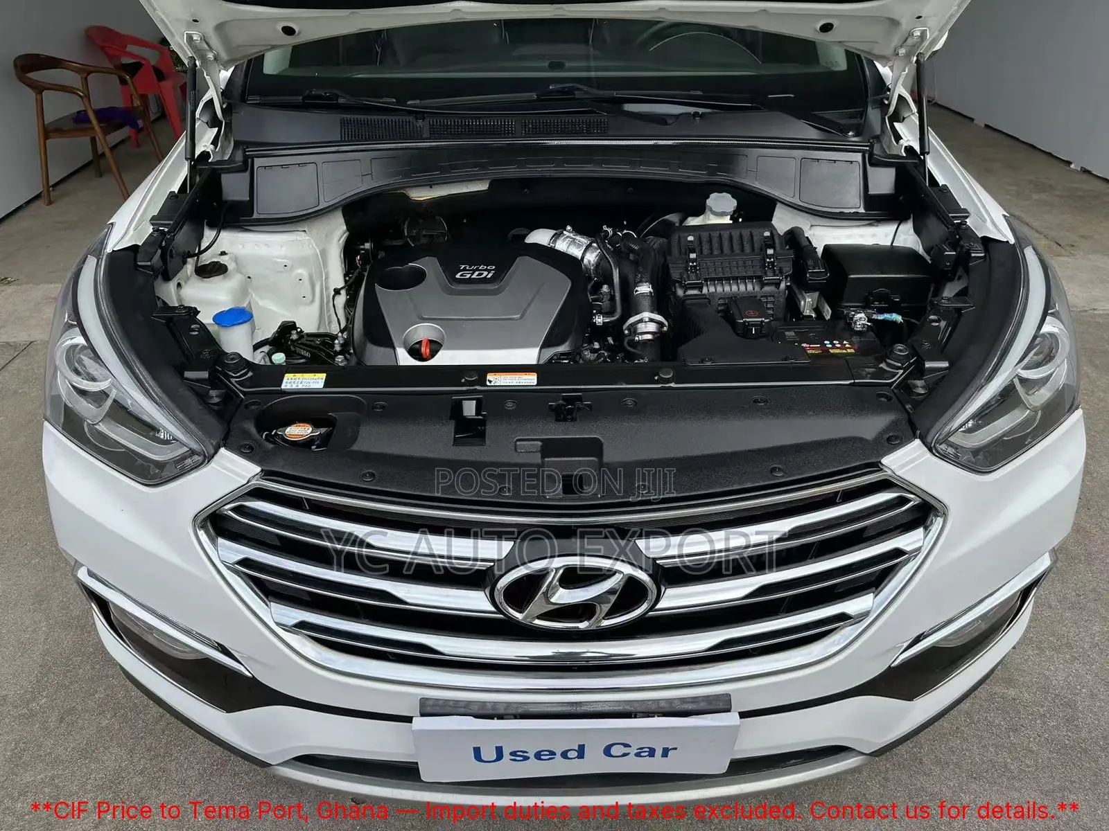 Hyundai Santa Fe Limited AWD 2017 White