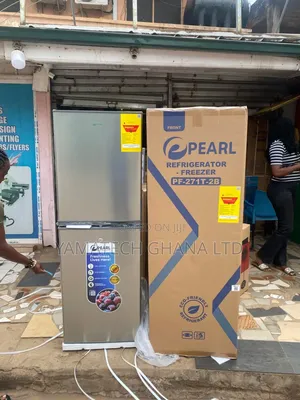 Brand New PEARL 215 Litre Double Door Refrigerator With Top Freezer
