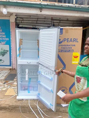 Brand New PEARL 215 Litre Double Door Refrigerator With Top Freezer