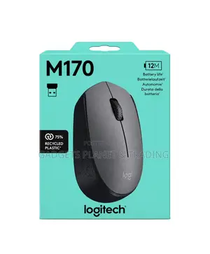 Logitech 2.4Ghz Wireless Optical Mouse With 12 Months Battery - M170