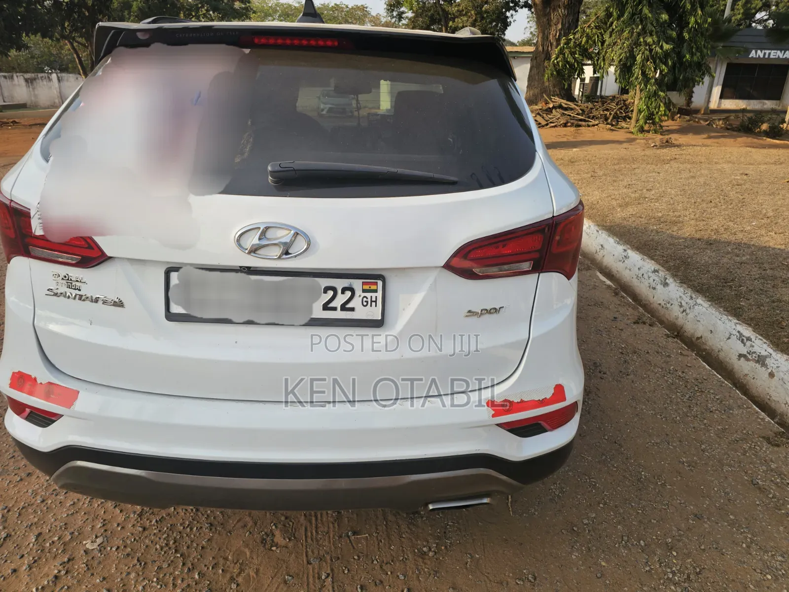 Hyundai Santa Fe 2017 White