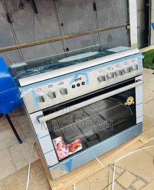 Super Sleek Ferre 4 Gas With 2 Electric Cooker(Auto Rotisserie) Gray