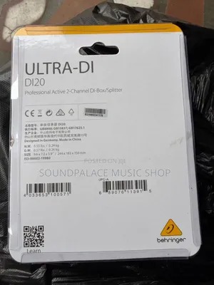 ULTRA-DI DI20 Professional Active 2-Channel DI Box/Splitter