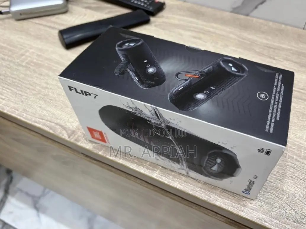 Authentic JBL Flip 7 Wireless Speaker(Black) 