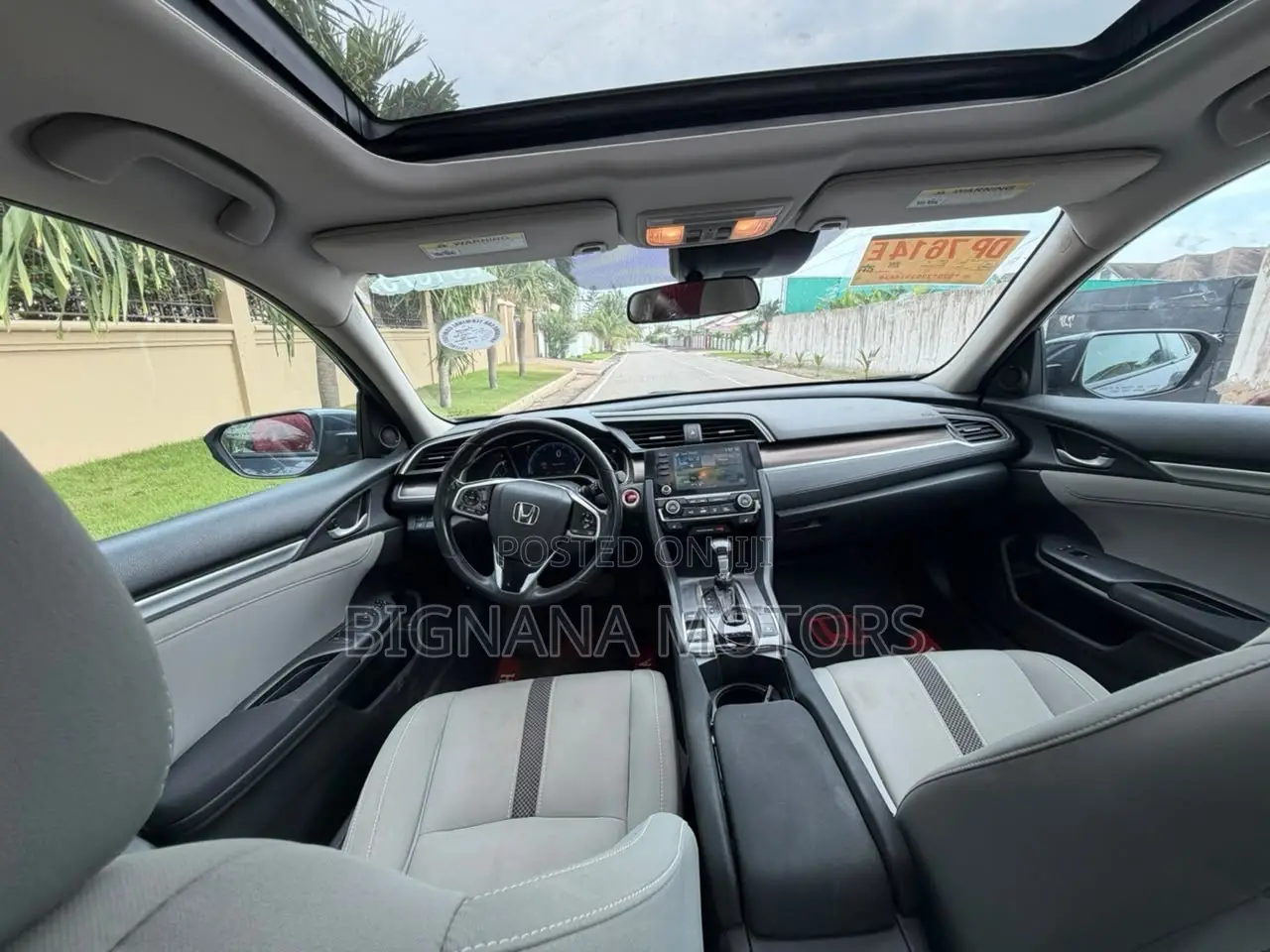Honda Civic EX-L Sedan 2019 Black