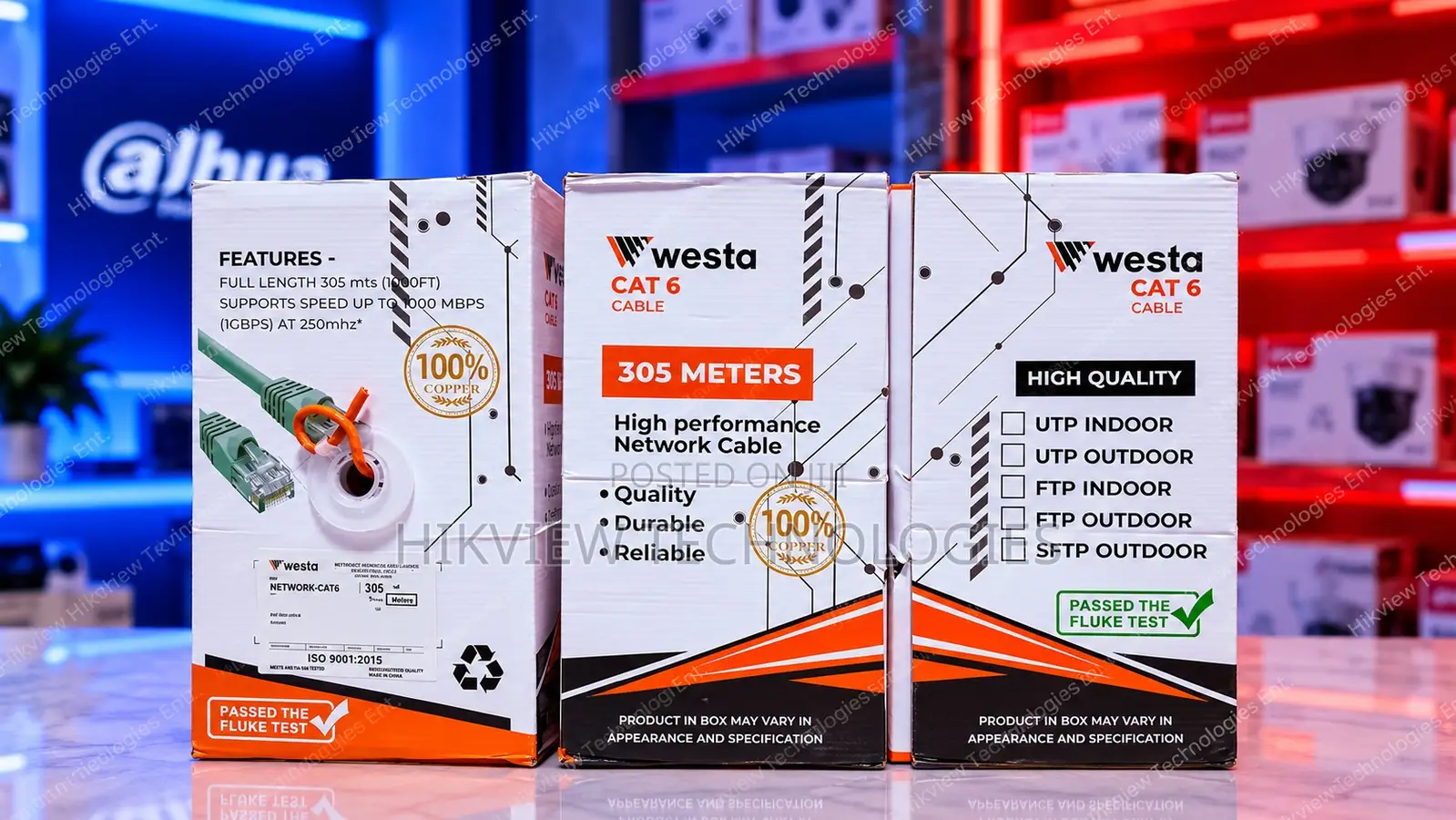 Westa Cat6 Utp Indoor Cable 305m