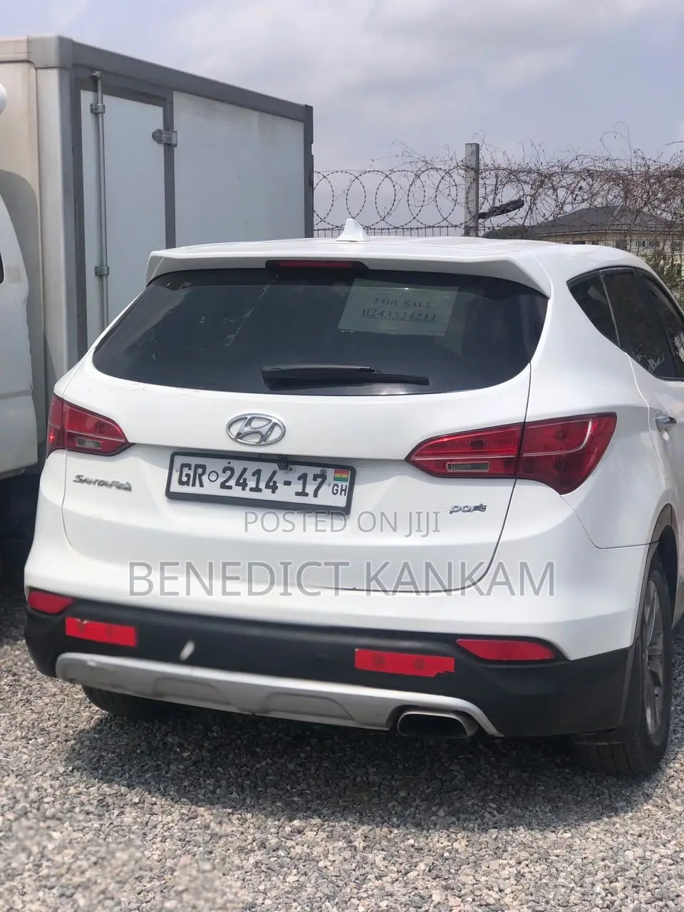 Hyundai Santa Fe GLS 4dr SUV AWD (3.3L 6cyl 6A) 2014 White
