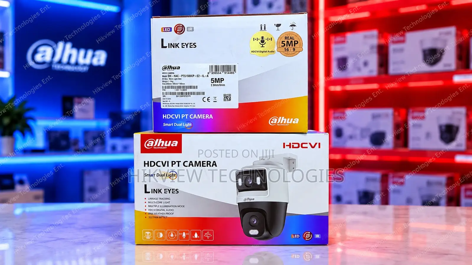 DAHUA HAC-PTS1500C-E2-IL-A5MP Smart Dual Light Outdoor HDCVI Dual-Lens