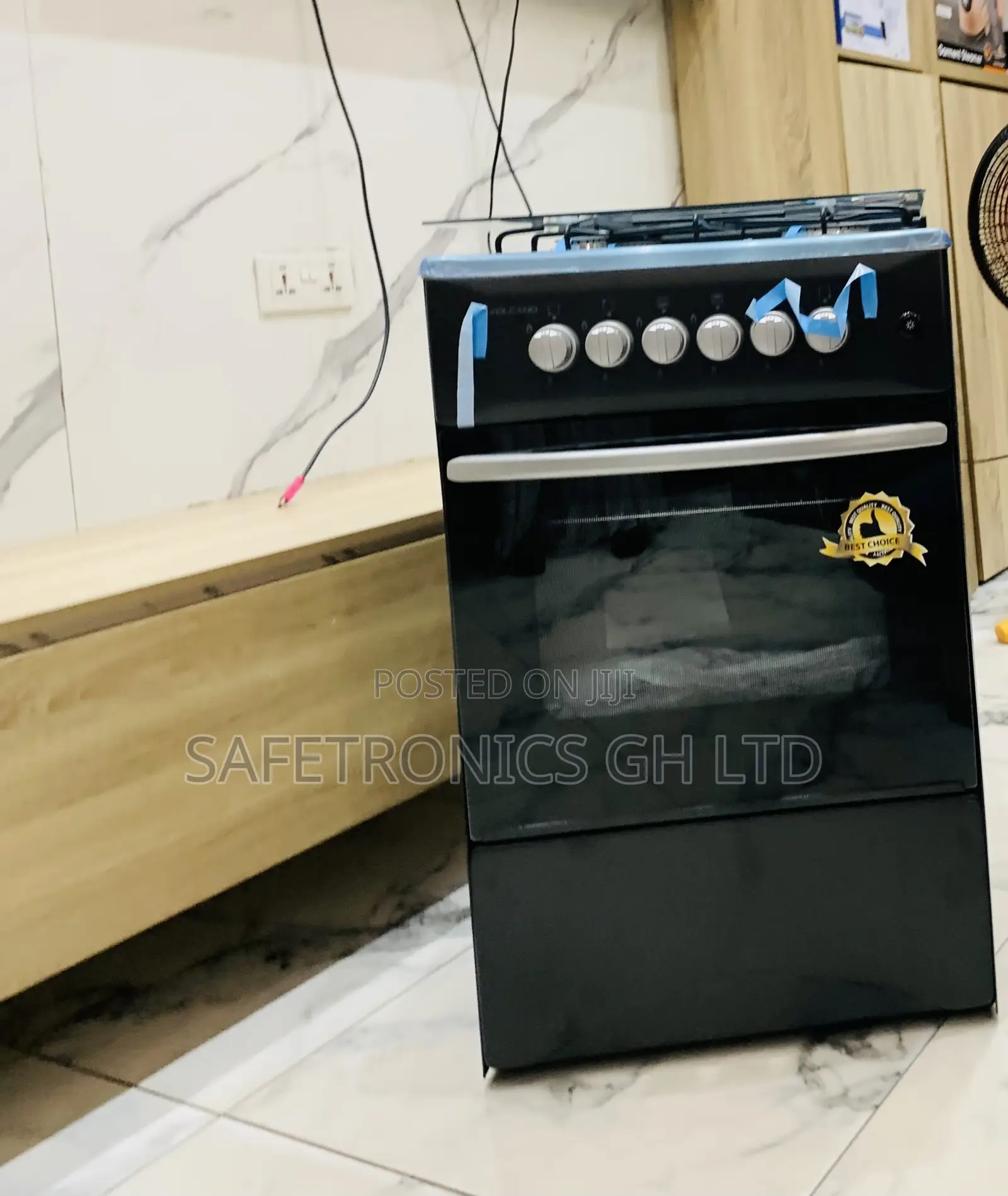 Choose Massive 50x50 (4 Gas Cooker) Volcano Black Cooker