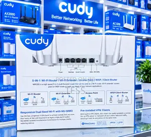 Cudy Router AC1200 Dual-Band Wi-Fi 5X Fast Ethernet VPN Client WR1200