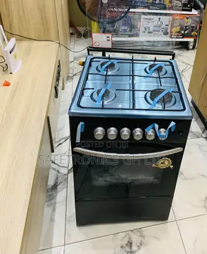 Grav Authentic Volcano (50x50) Black 4 Gas Cooker Oven Grill