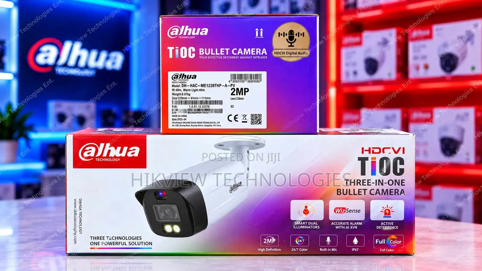 DAHUA HAC-ME1239TH-A-PV2MP Smart Dual Light Active Deterrence HDCVI