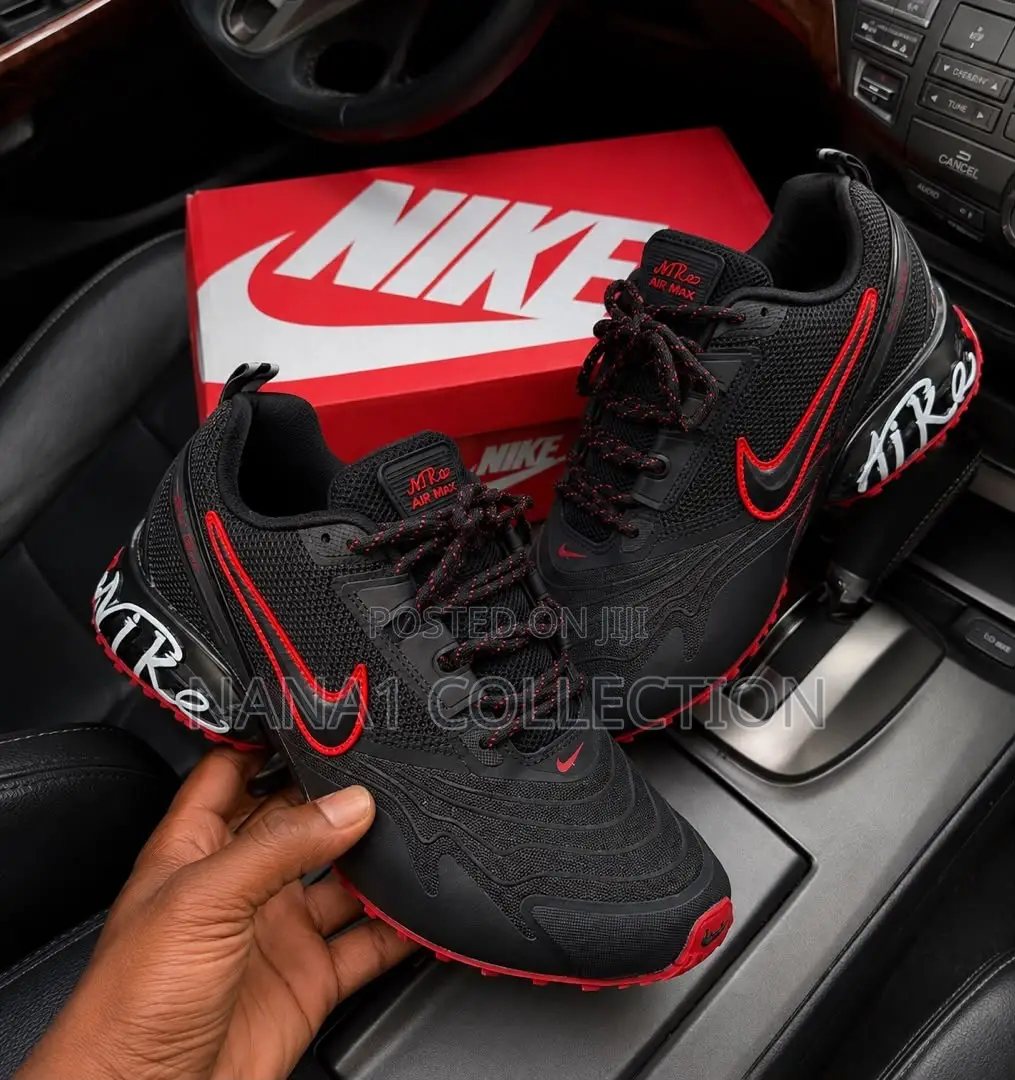 Nike Air Max Sneakers “Red Black