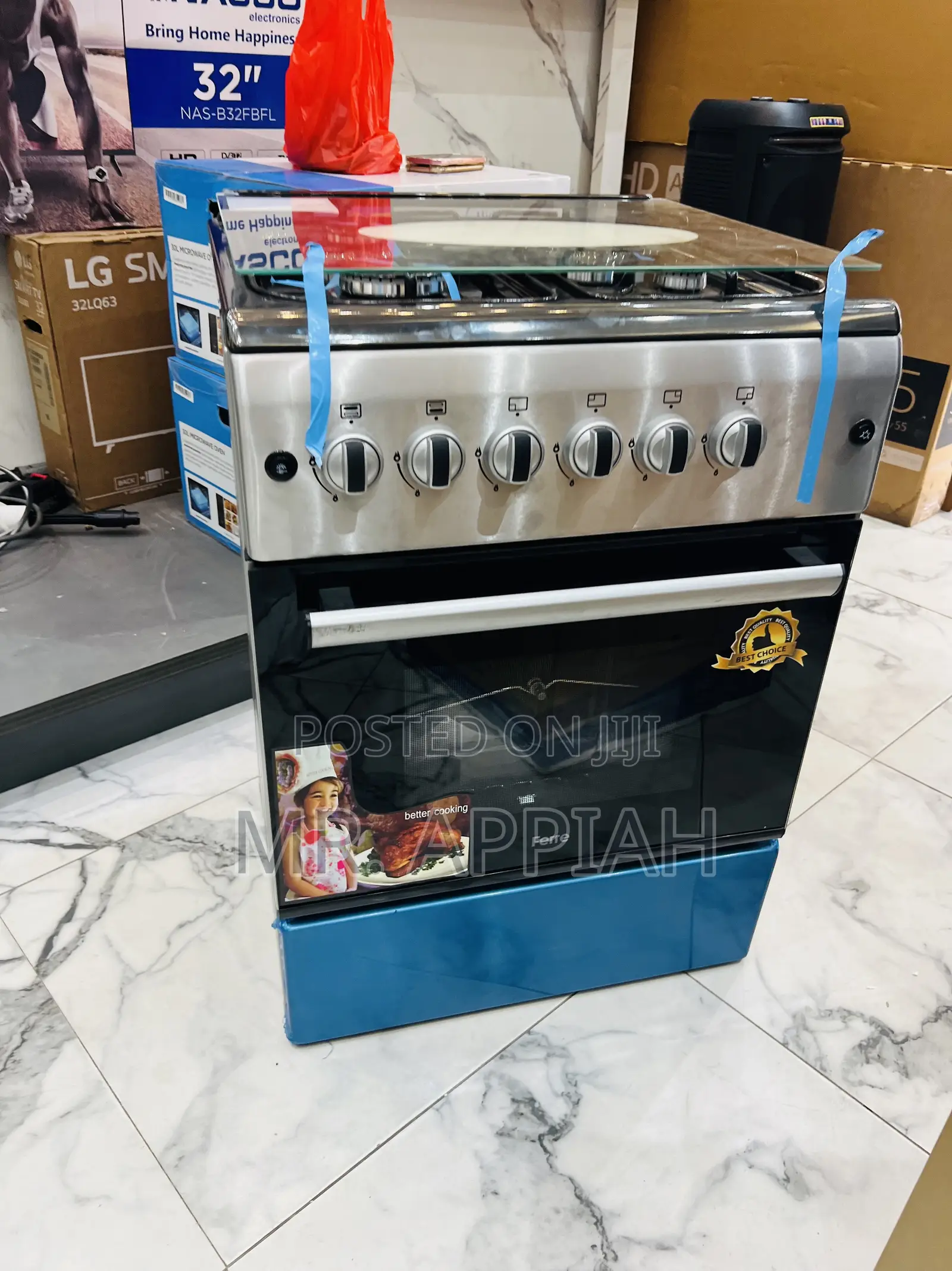 Get Premium Ferre New Line 4 Gas Burner(Gray)60x60cm
