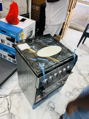 Super Adorable Ferre 60x60cm Glass Lid 4 Gas Cooker(Glass Lid).
