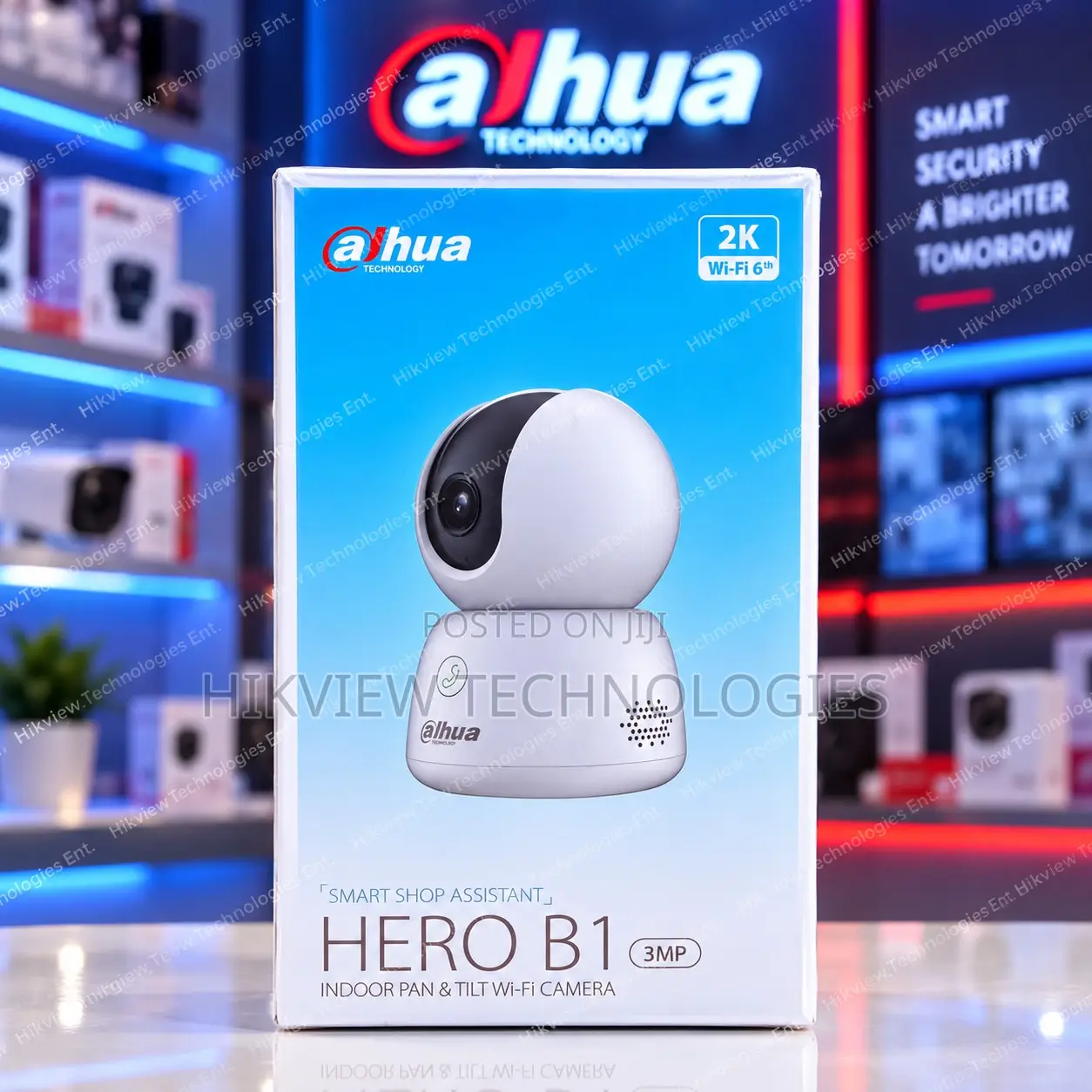 DAHUA H3B 3MP Indoor Fixed-Focal Wi-Fi Pan Tilt Network Camera