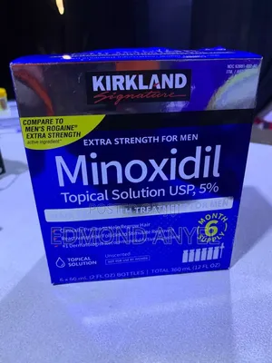 Original Kirkland Minoxidil 5%, US Made, Derma Roller for Men