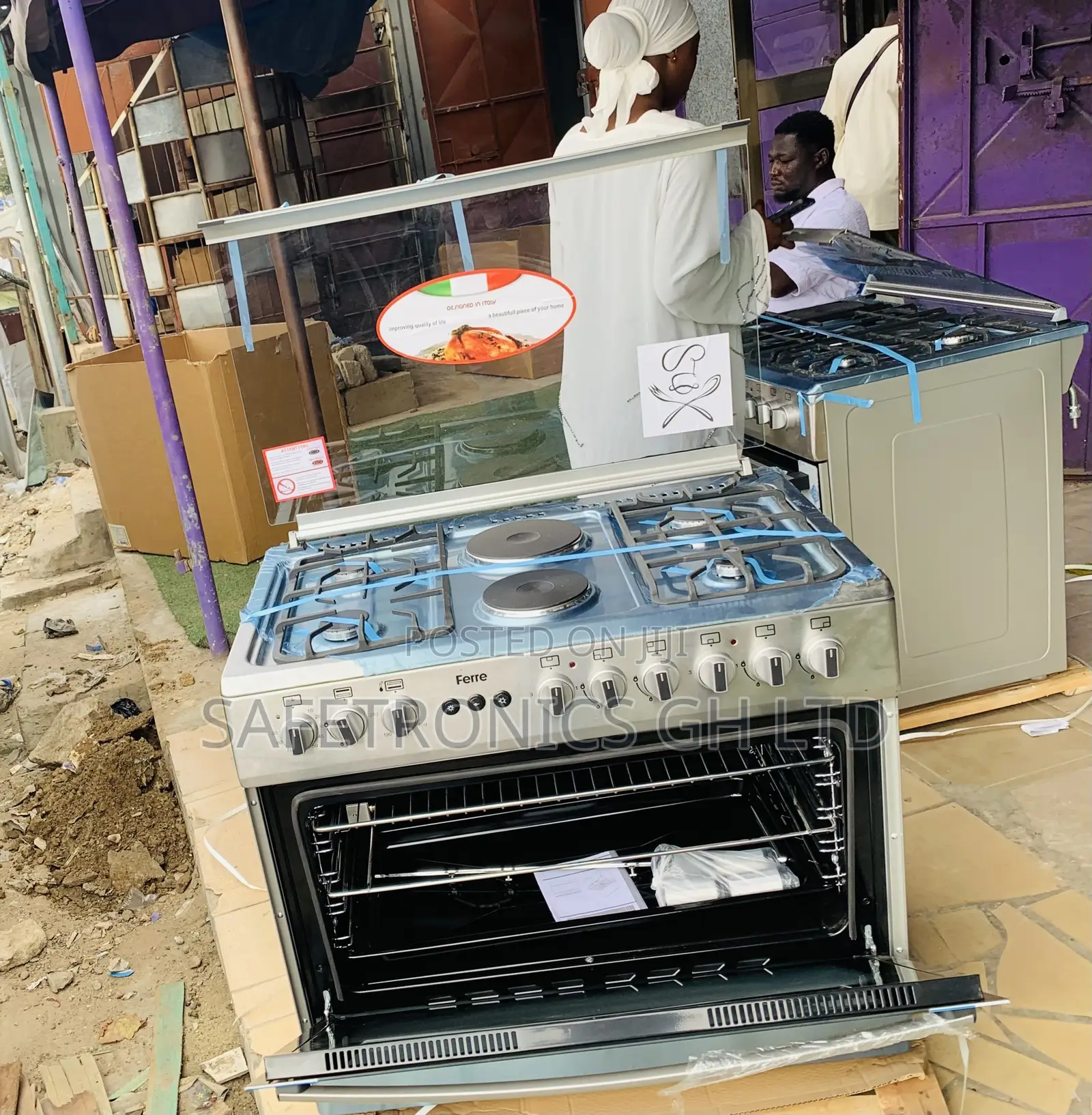 Affordable Yet Quality (60x90) 4 Gas 2 Electric Ferre Oven Cooker