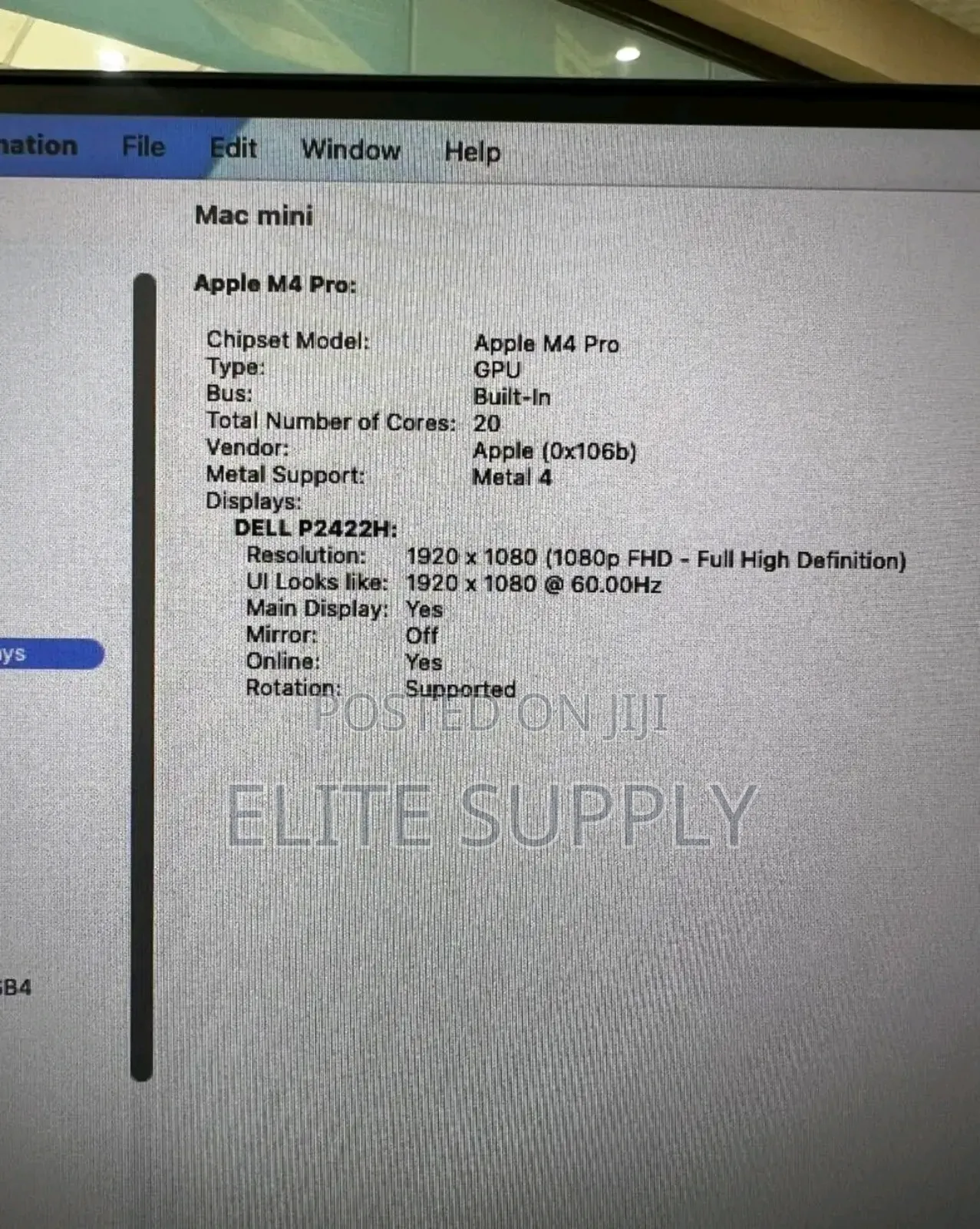 New Desktop Computer Apple Mac Mini M4 Pro 24GB Apple M4 Pro SSD 1T