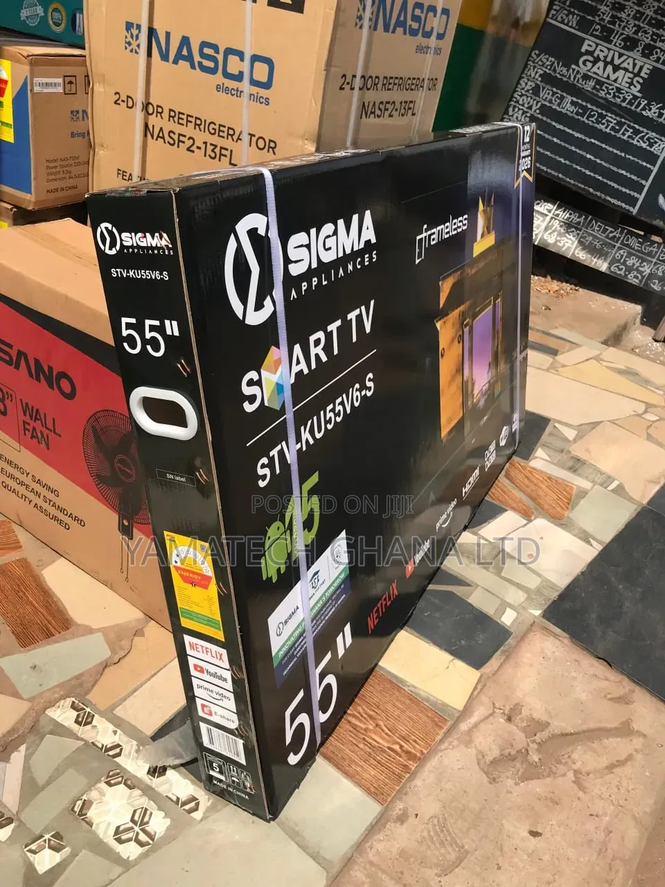 HIGH QUALITY DISPLAY Sigma 55inch Smart TV With Bluetooth