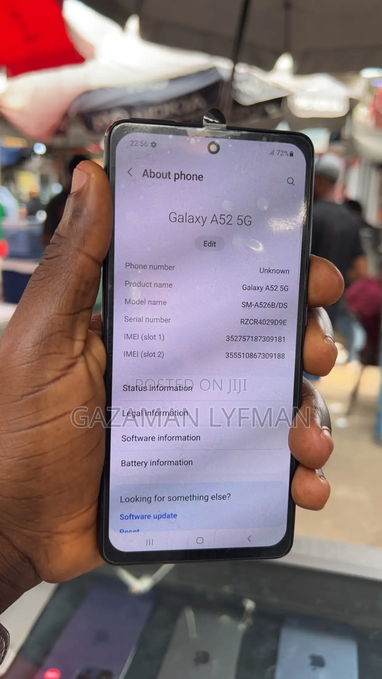 Samsung Galaxy A52 5G 128 GB Black