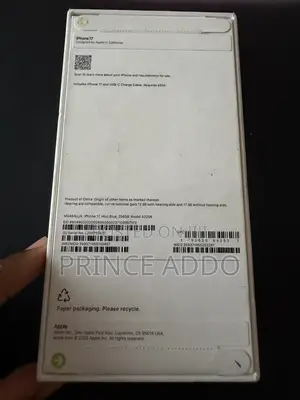 New Apple iPhone 17 256 GB Blue