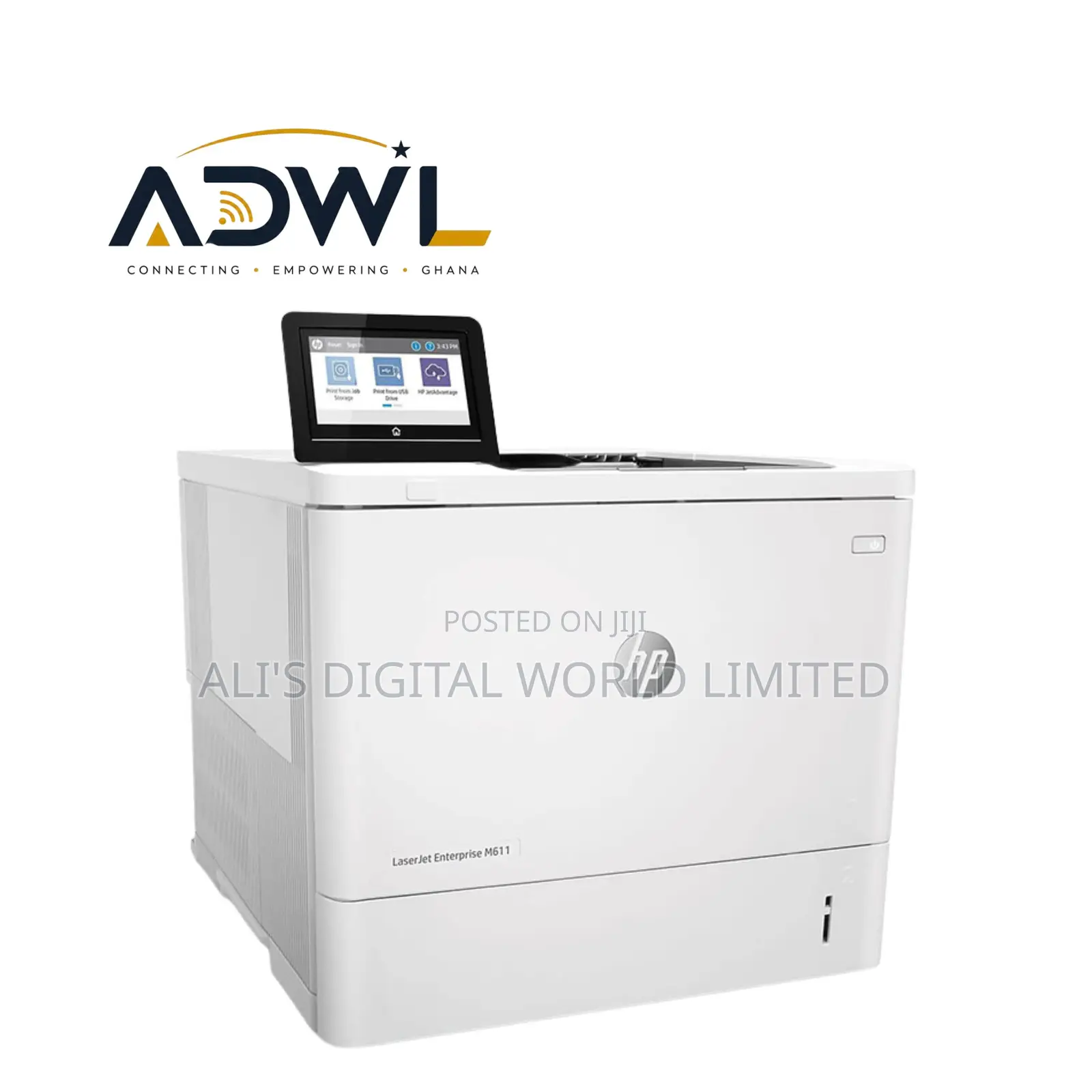 HP Enterprise M611DN Print/Duplex /Network/Black Printer