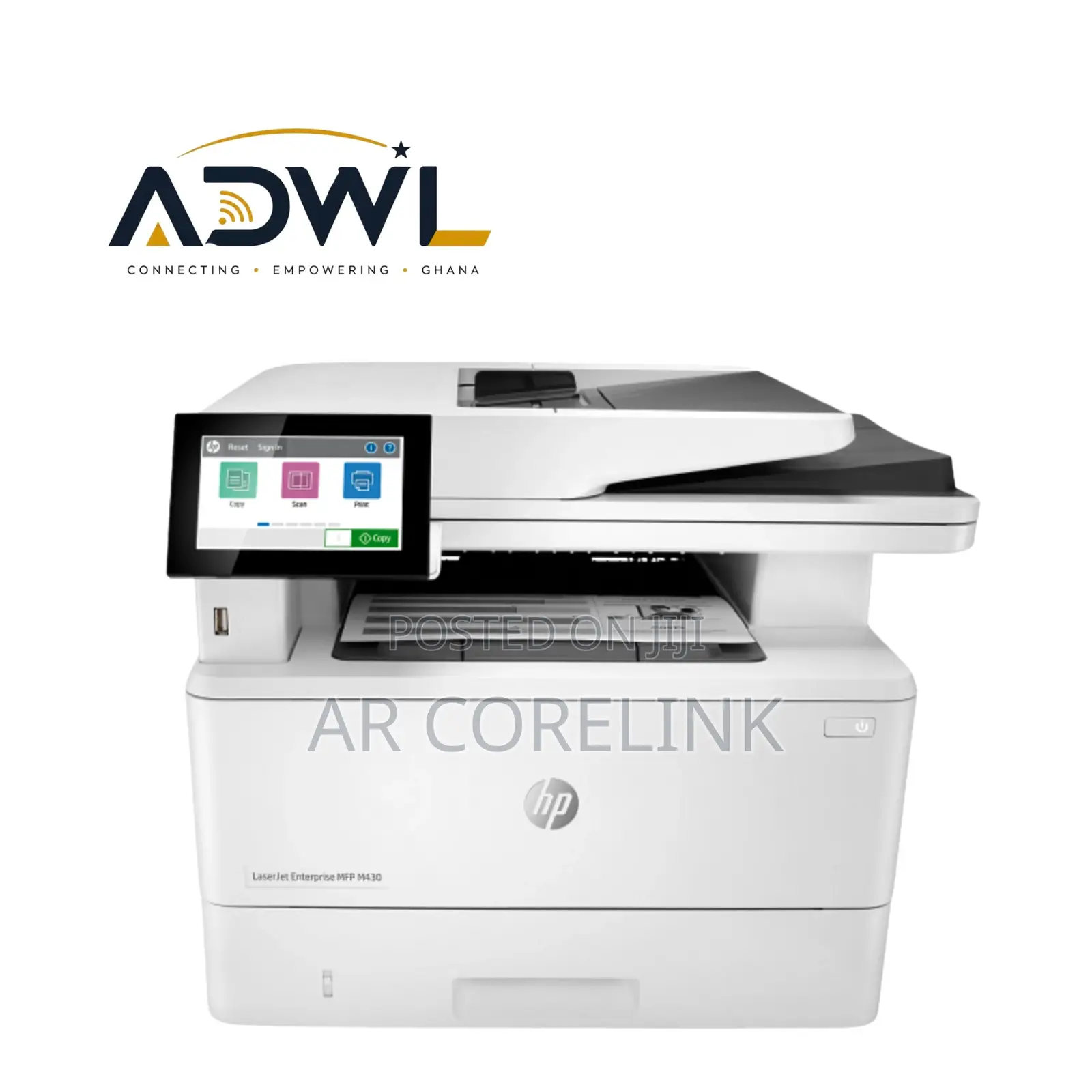 HP LaserJet Enterprise MFP M430f-Black Print Scan Copy Fax Duplex A4