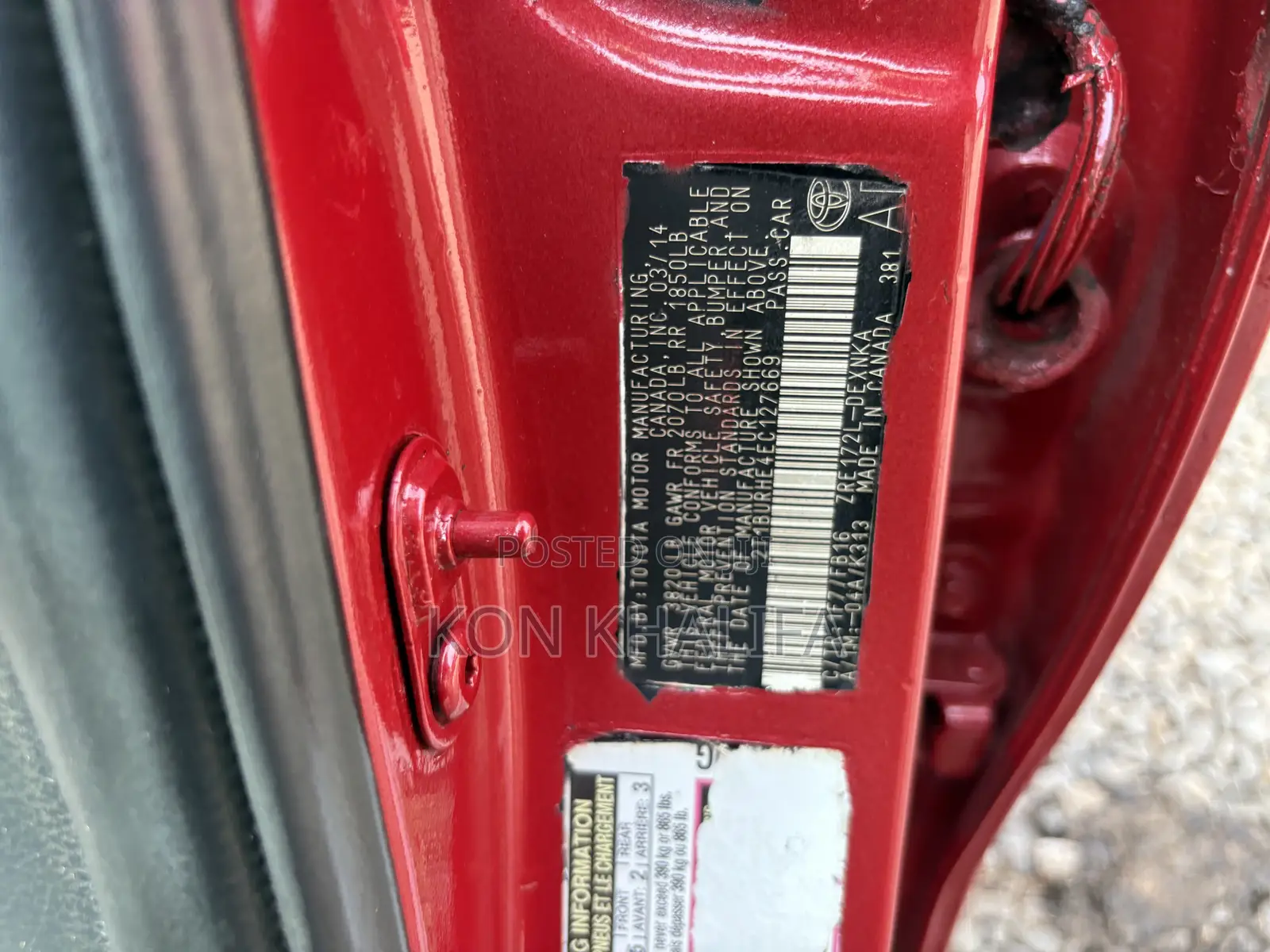 Toyota Corolla LE 4dr Sedan (1.8L 4cyl CVT) 2015 Red