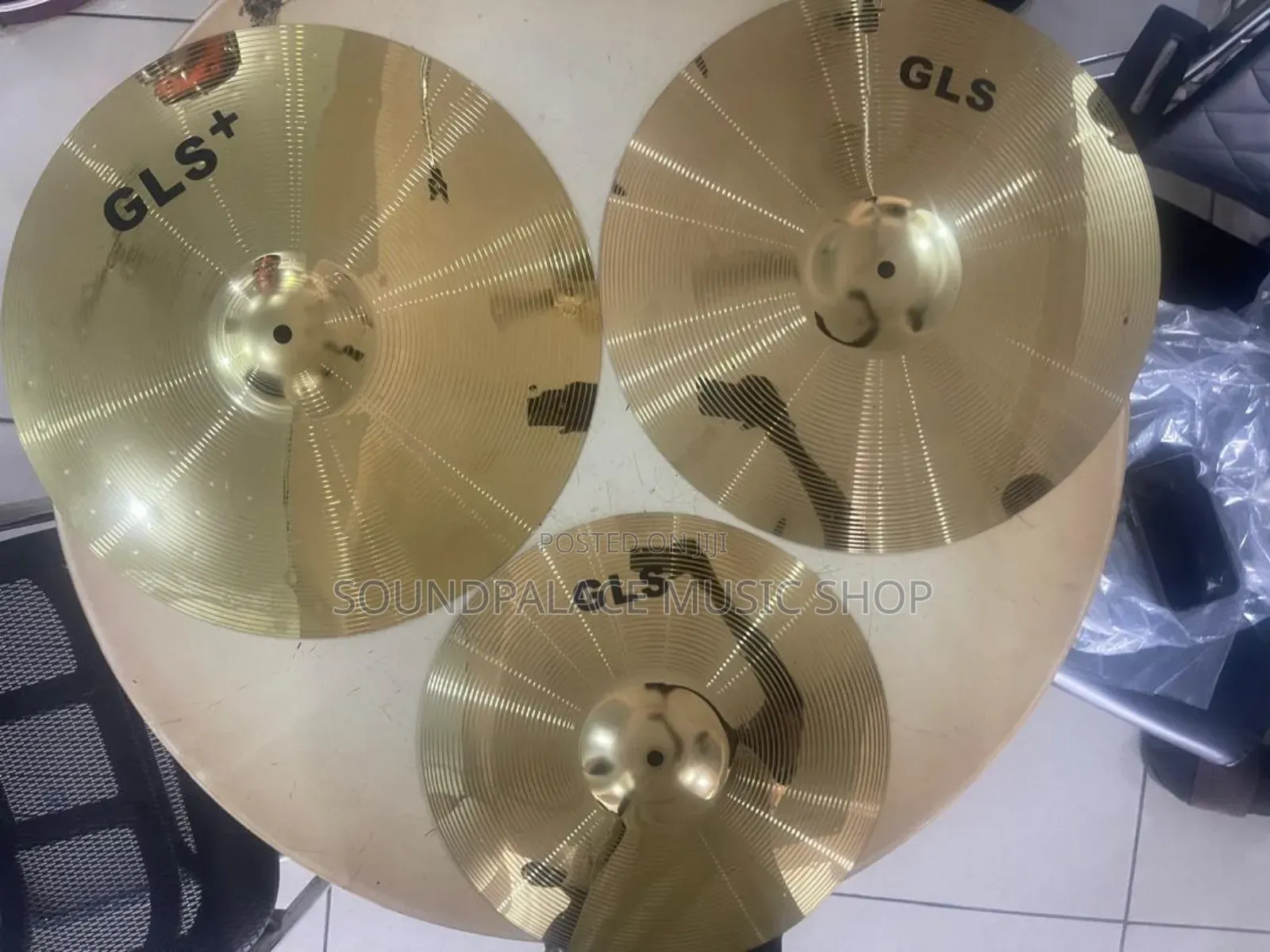 GLS Cymbal Set ( 18inches Crash, 16inches Crash and 14inches Hihat)