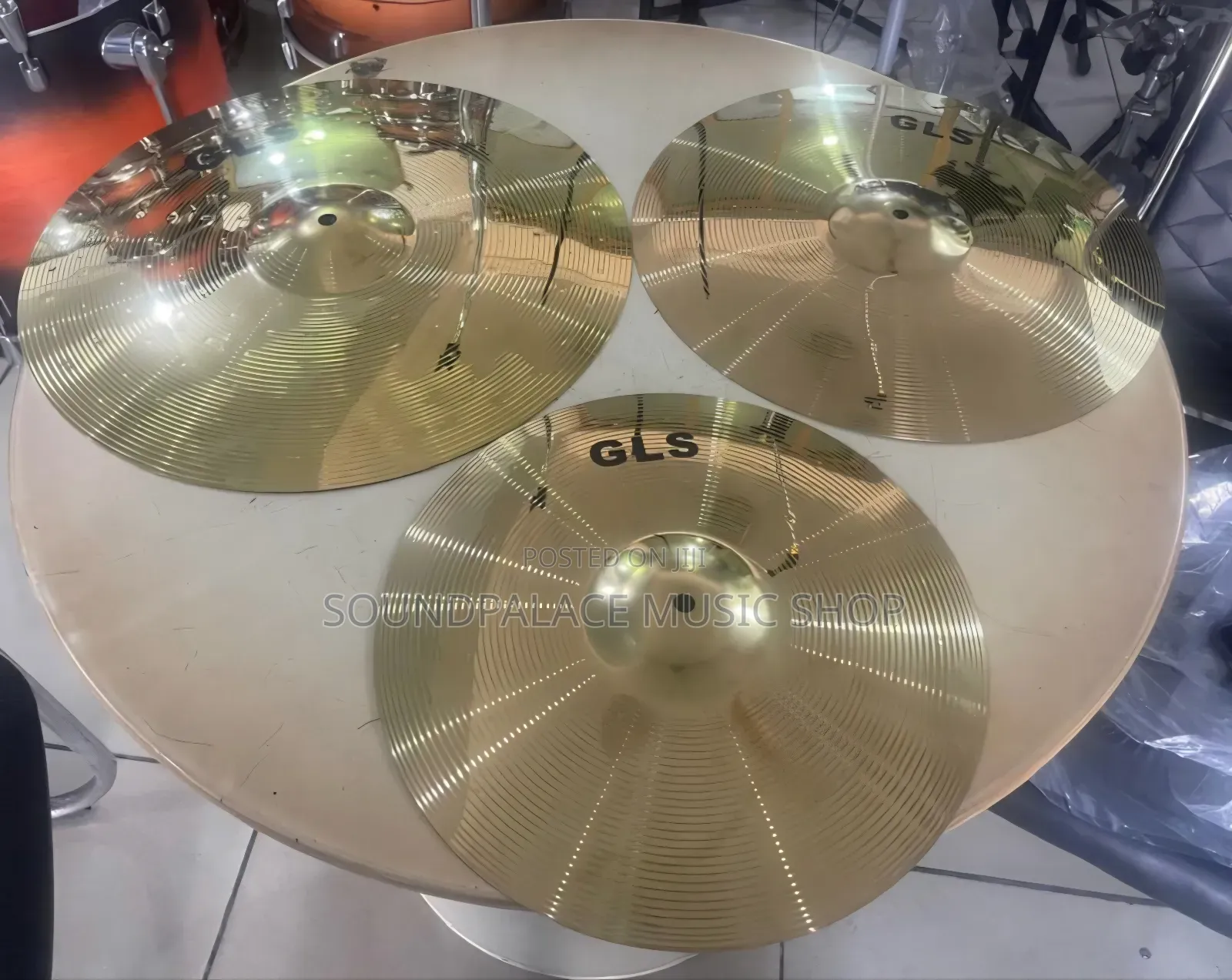 GLS Cymbal Set ( 18inches Crash, 16inches Crash and 14inches Hihat)