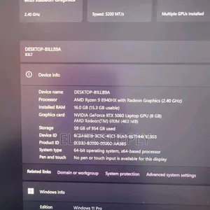 New Laptop Lenovo Legion 9 16GB AMD Ryzen 9 SSD 1T