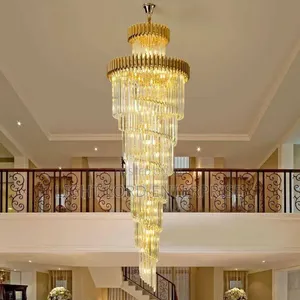 Villa 700mmx2100mm 10layer Crystal Chandelier Light