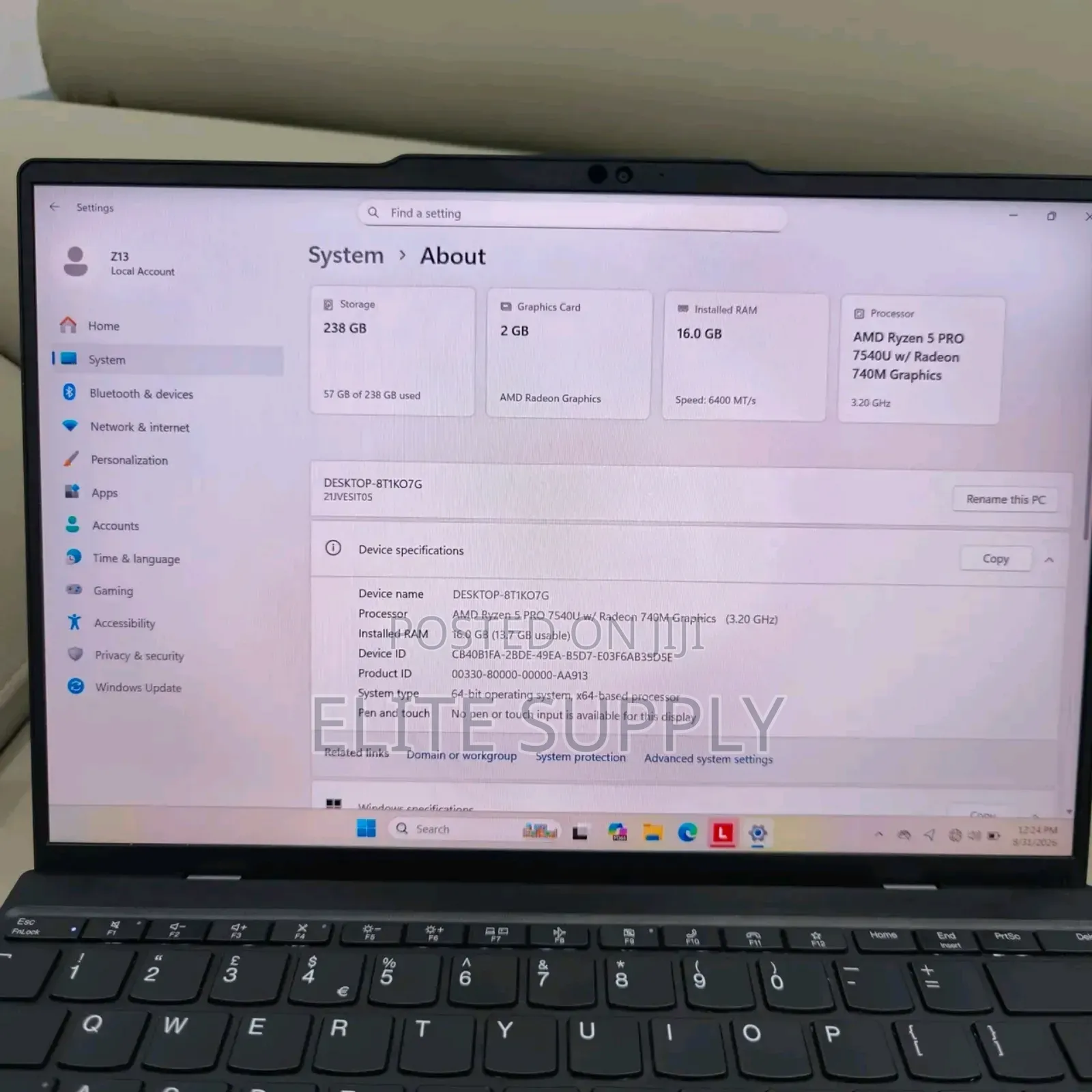 New Laptop Lenovo G550 16GB AMD Ryzen 5 SSD 512GB