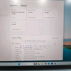 New Laptop Xiaomi Mi Gaming 32GB Intel Core Ultra 5 SSD 1T